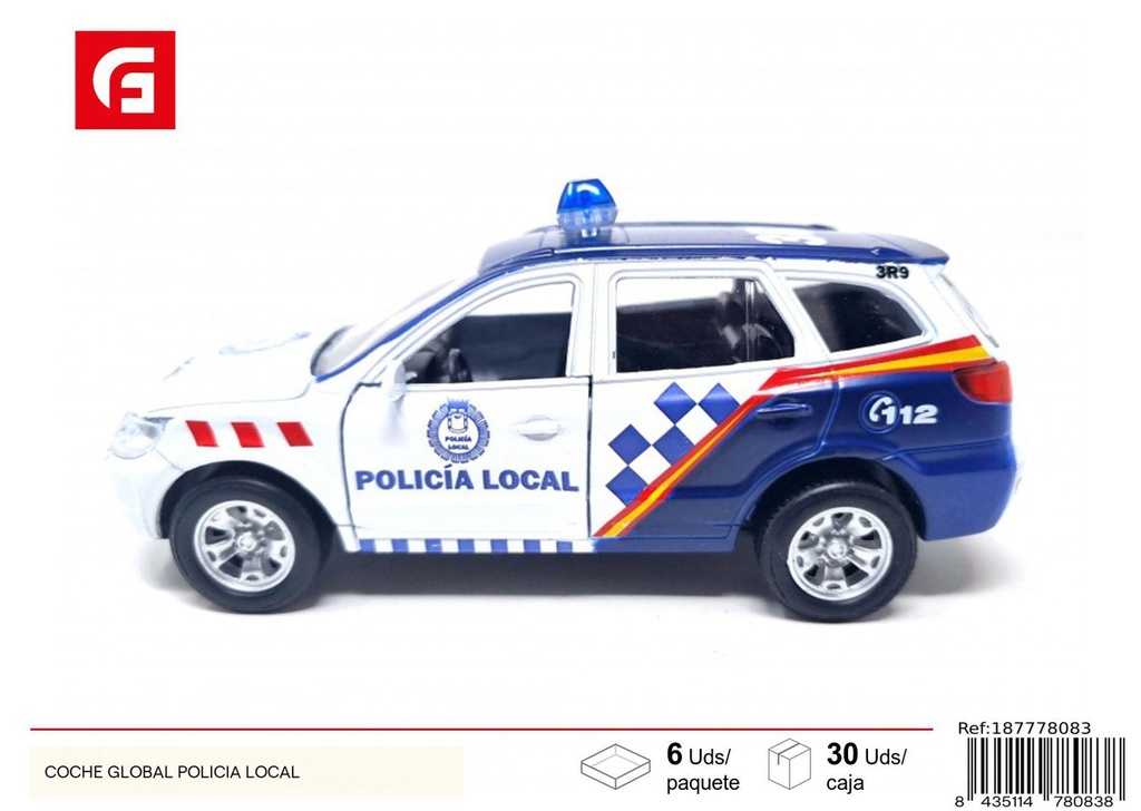 Coche de juguete policía local - Juguetes para niños