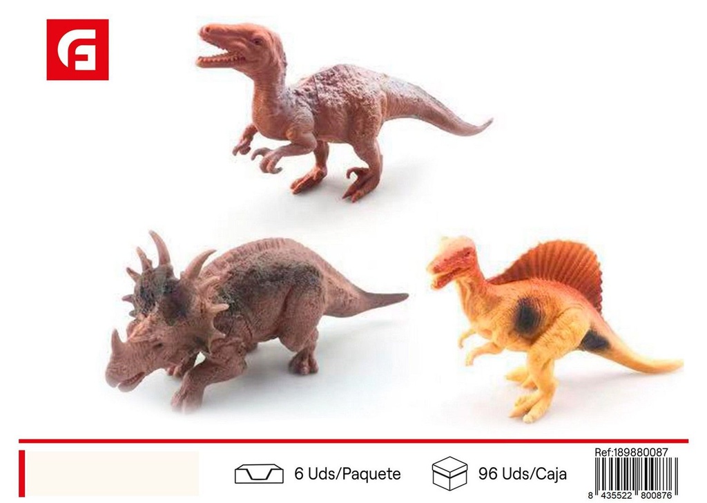 Set de dinosaurios (3 piezas) - Juguetes de dinosaurios 