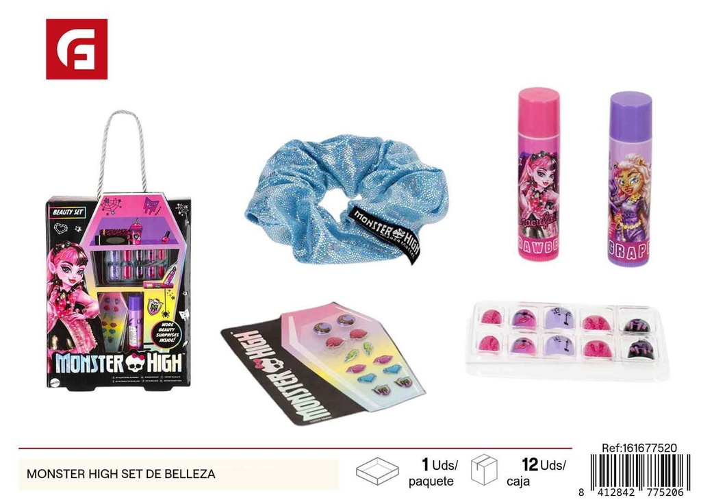 Set de belleza Monster High - Juguetes y belleza infantil