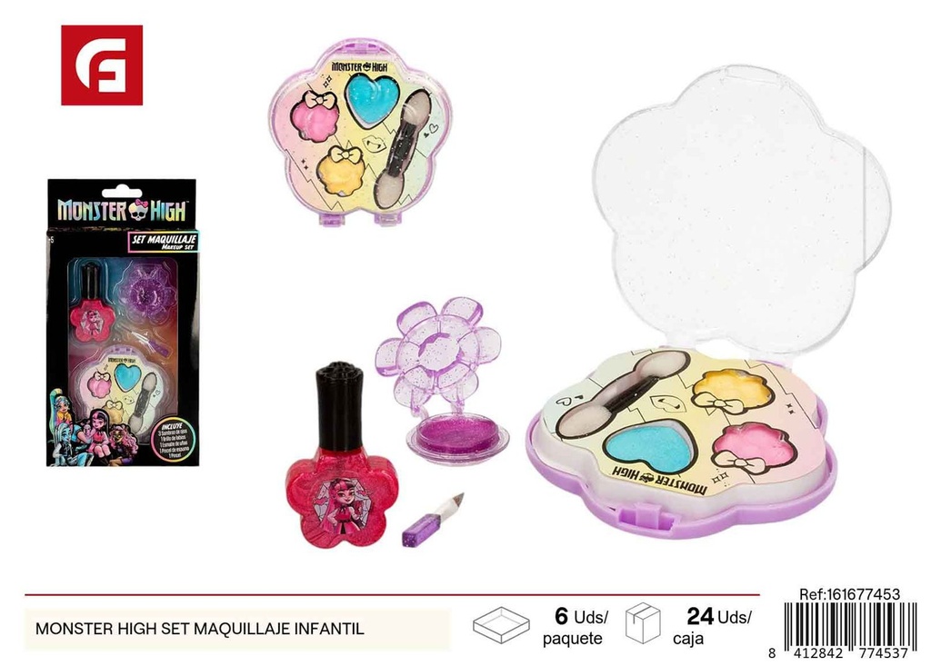 Set de maquillaje infantil Monster High - Juguetes de belleza