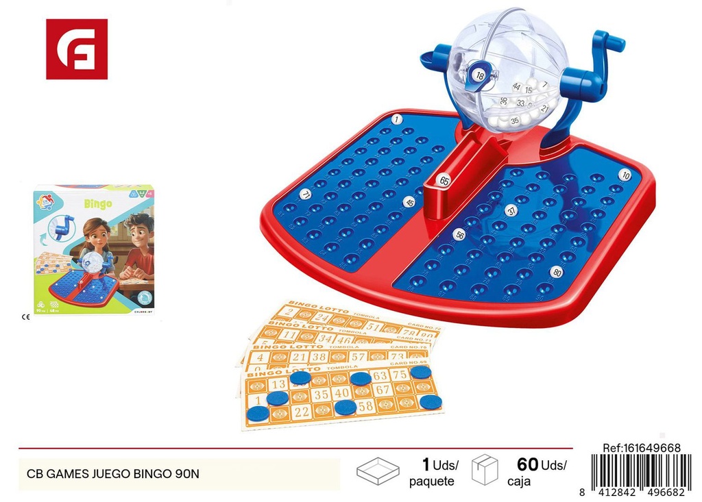 Juego de bingo CB 90N - Juguetes y juegos de mesa