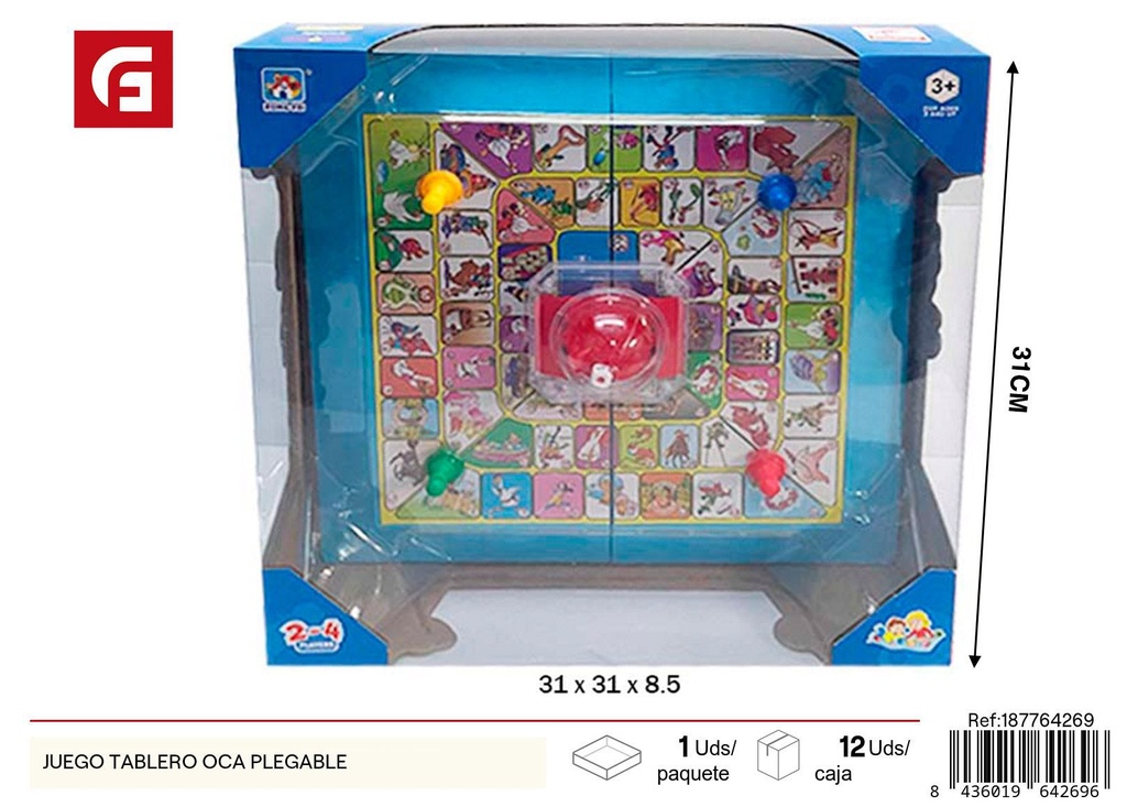 Juego de mesa Oca plegable - Juguetes y juegos de mesa