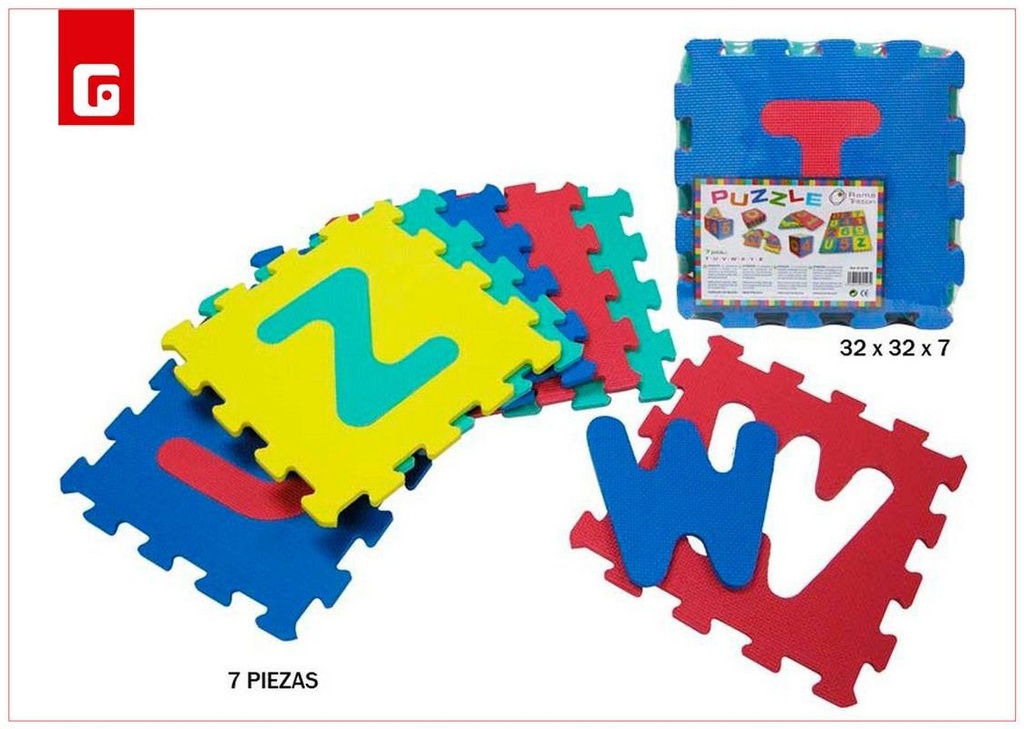 EVA puzzle mat de 7 piezas - Juguetes y juegos