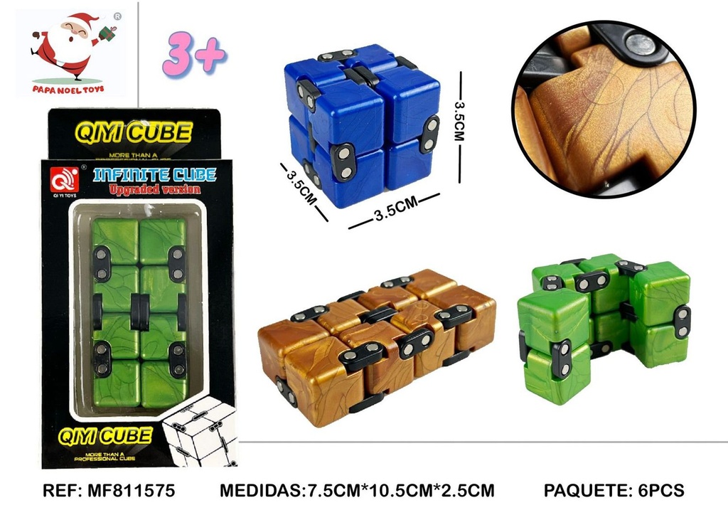 Cubo de Rubik infinito - Juguetes de inteligencia y rompecabezas