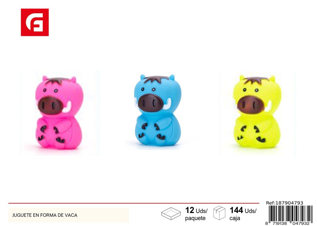 Juguete en forma de vaca - Juguetes para perros