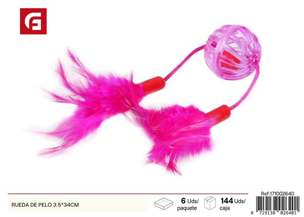 Juguete de rueda para mascotas 3.5*34cm - Artículos para mascotas