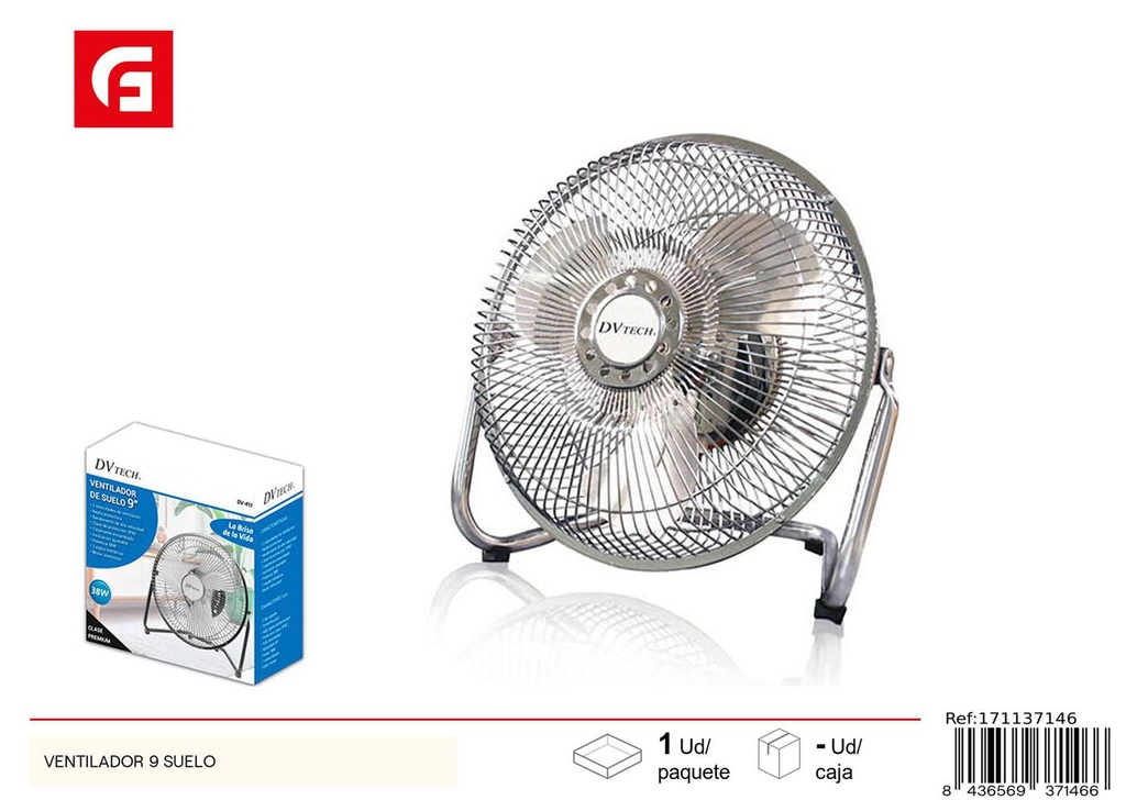 Ventilador de suelo 9" - Dispositivos de ventilación para el hogar