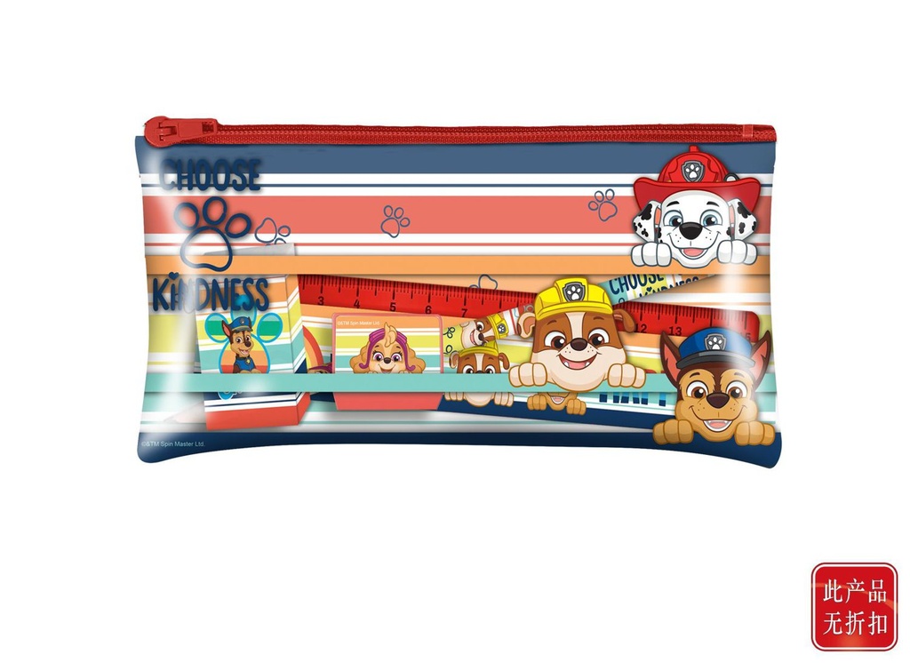 Set de papelería en estuche Paw Patrol (12X4) - Accesorios escolares