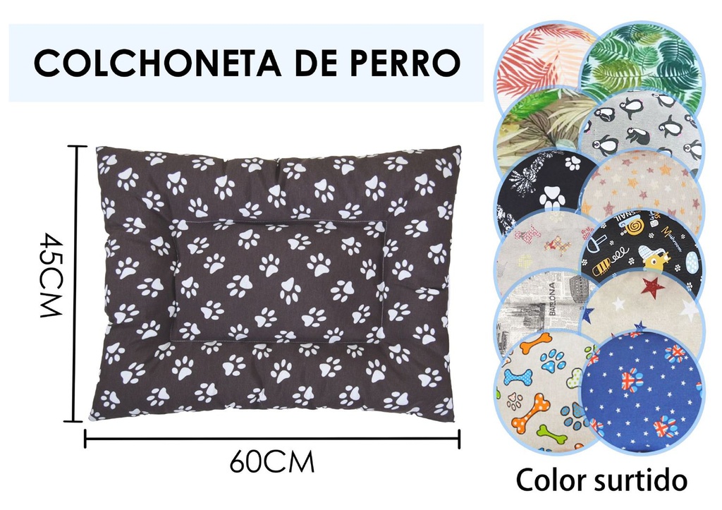 Colchoneta de perro relleno 45x60 cm - Accesorios para mascotas