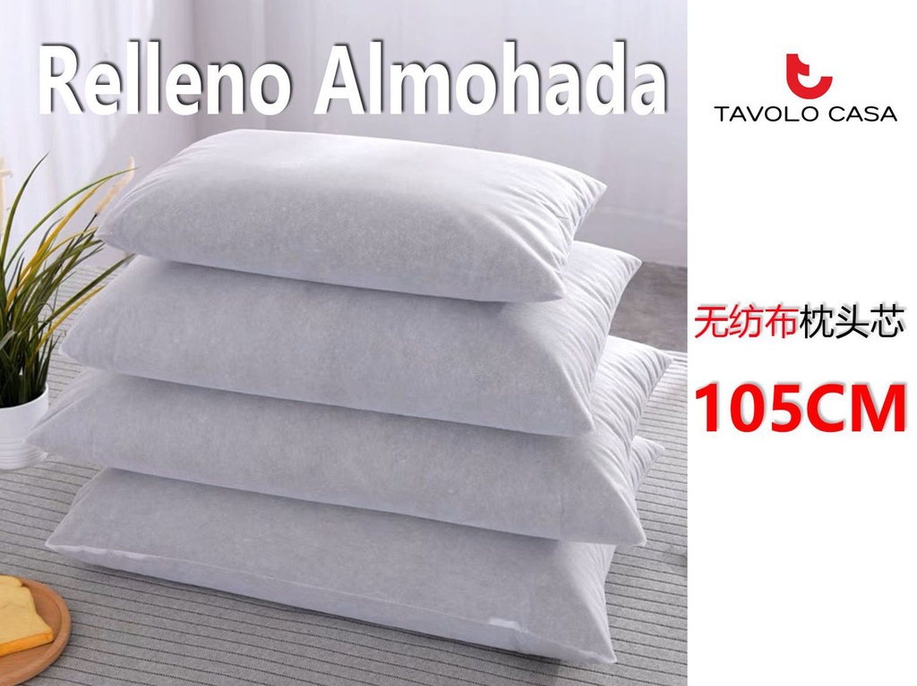 Relleno de TNT para almohadas 105 cm - Material para hogar 