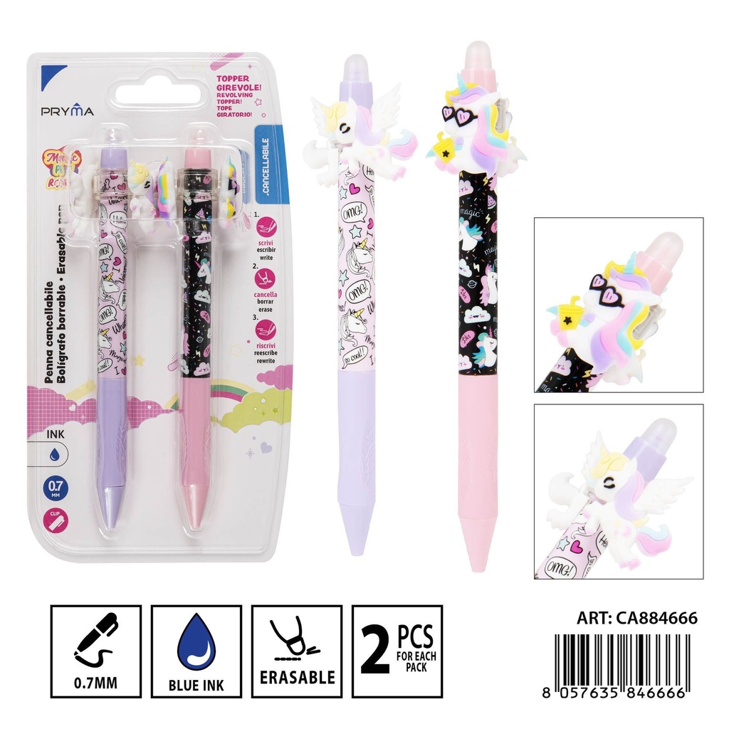 Bolígrafo borrador Magic Roll 0.7 mm - Herramientas de escritura y bolígrafos borrables