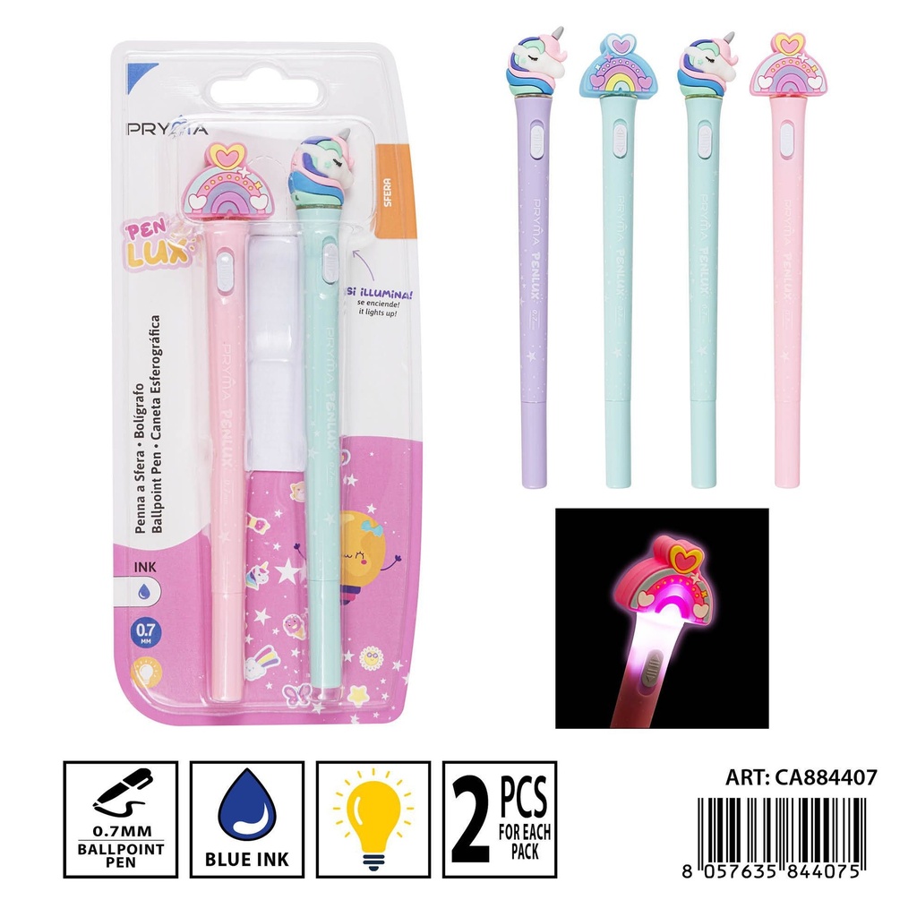 Bolígrafo iluminante 0.7mm - Bolígrafo divertido y creativo
