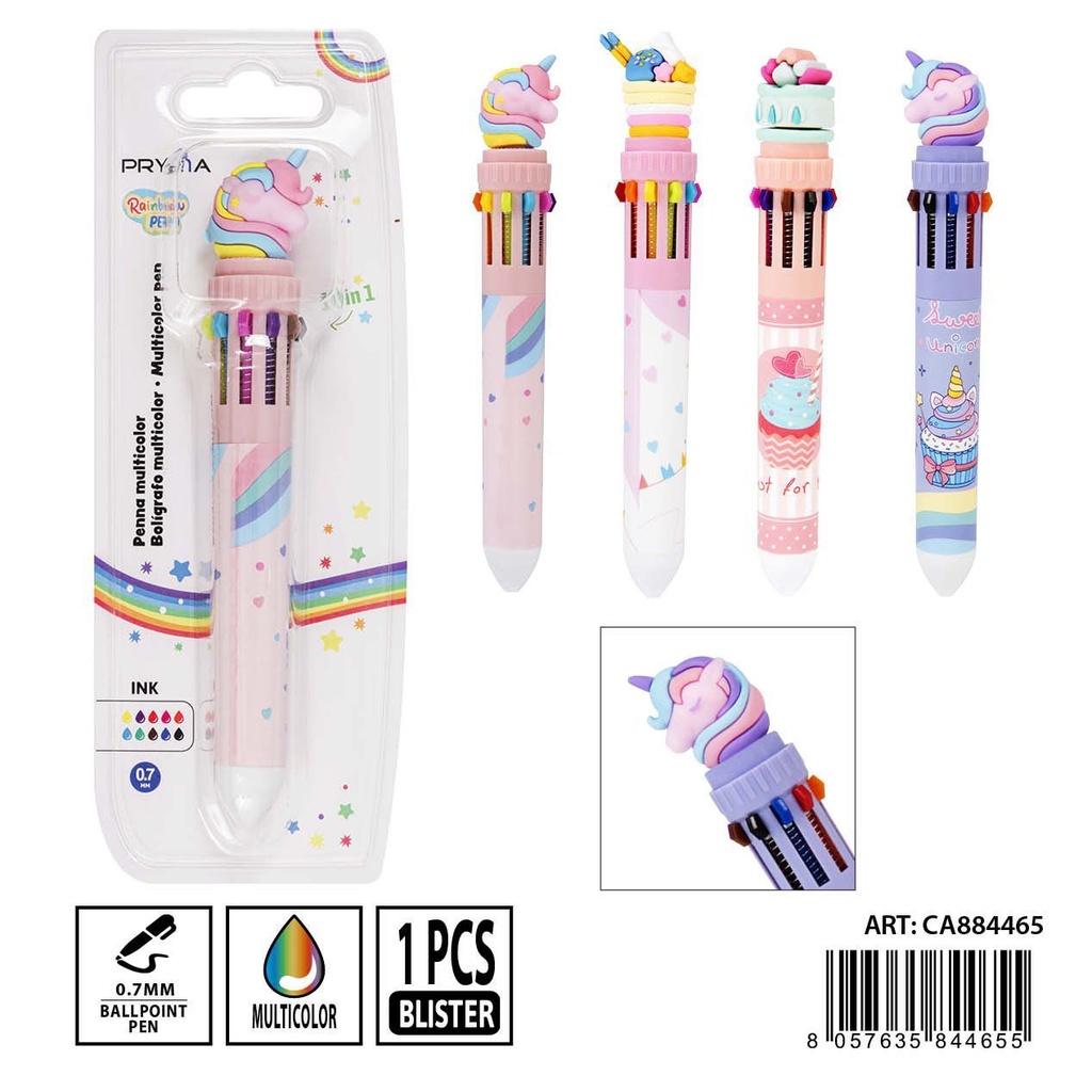 Bolígrafo de 10 colores 0.7 mm - Utensilios de escritura