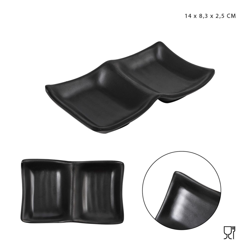Cuenco salsadera de melamina 14x8.3x2.5 cm - Accesorios de cocina y recipientes