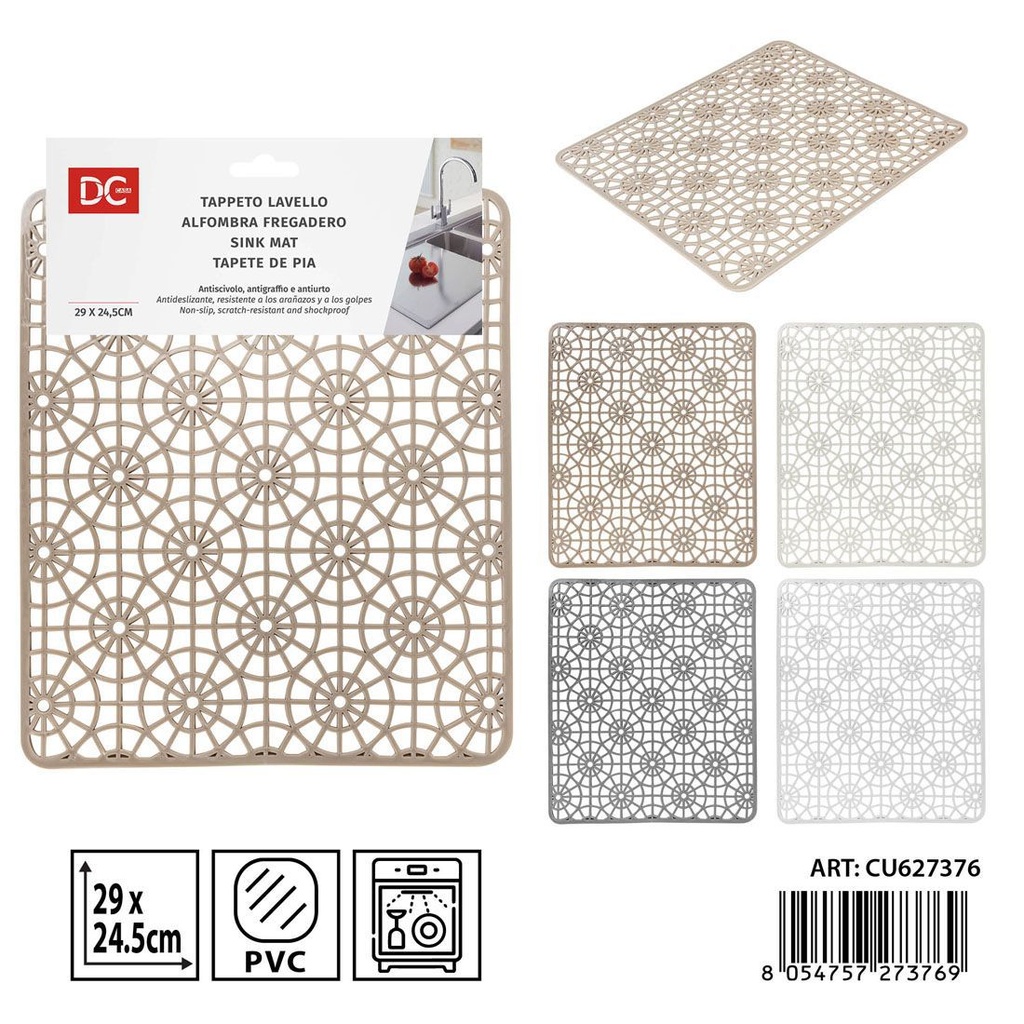 Alfombra de fregadero 29x24.5cm - Protección y limpieza en la cocina