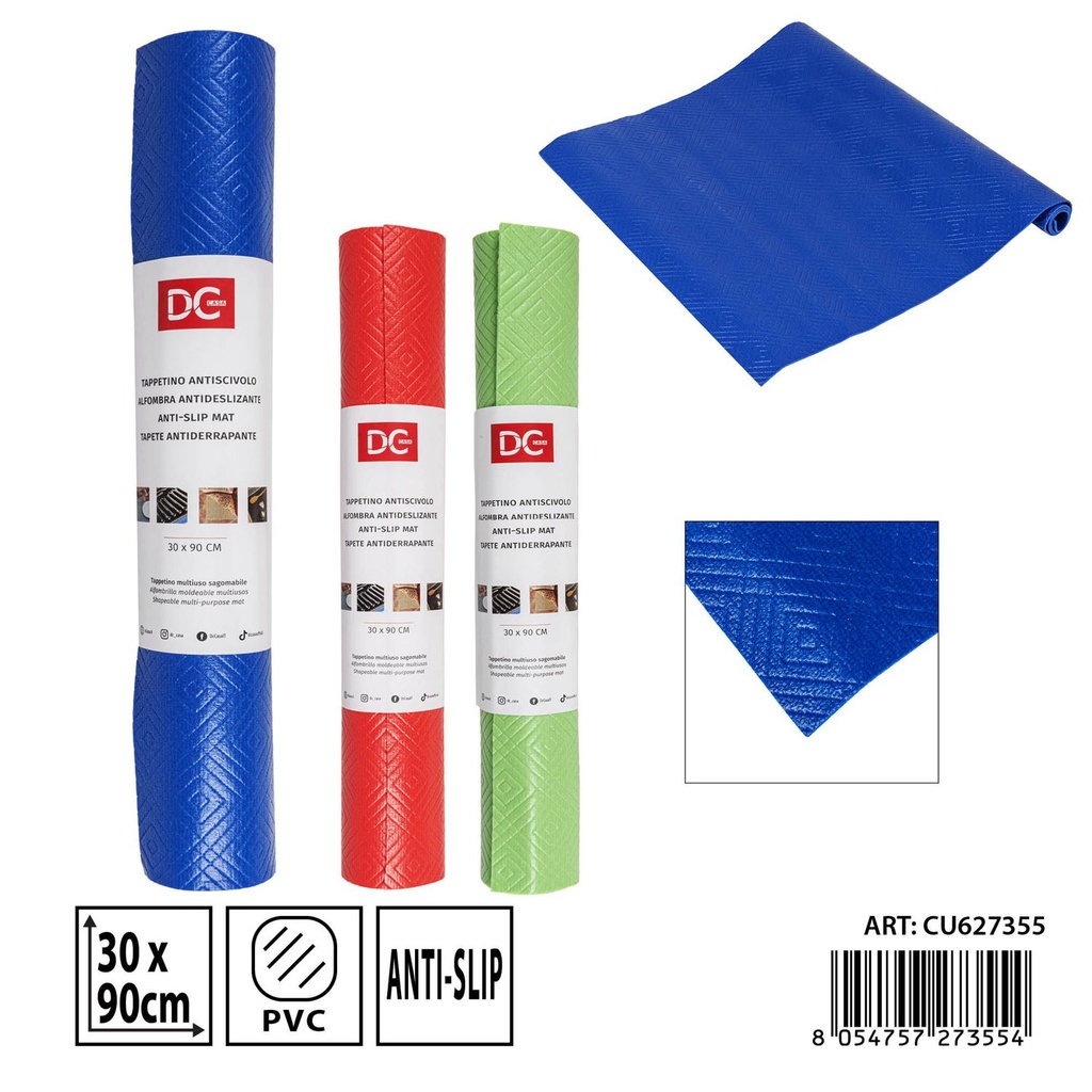 Alfombra antideslizante PVC 30x90cm - Accesorios de seguridad para el hogar