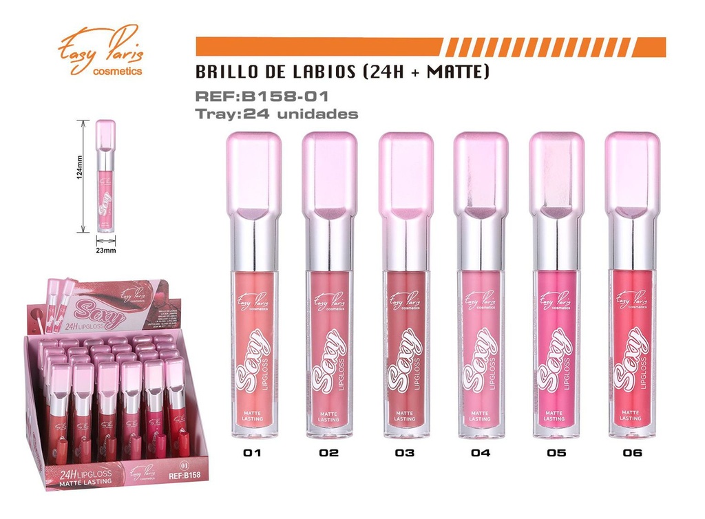 Labior fijador 24H 24/U - Maquillaje para labios