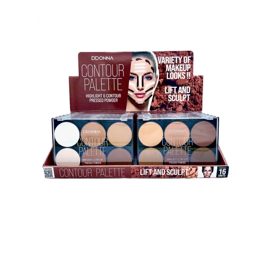 Paleta contour 16/U 13229A - Maquillaje para contornos