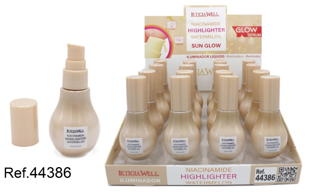 Iluminador Sun Glow Watermelon 16/U - Cosméticos