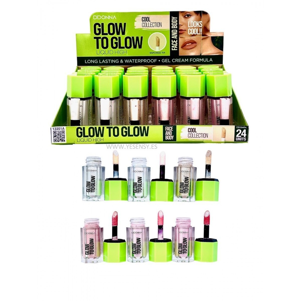 Iluminador líquido Glow to Glow - 24 unidades
