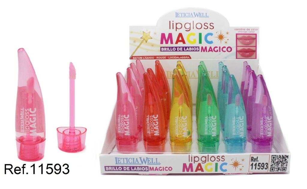 Lipgloss mágico con forma de aloe vera 24/U 11593 - Maquillaje