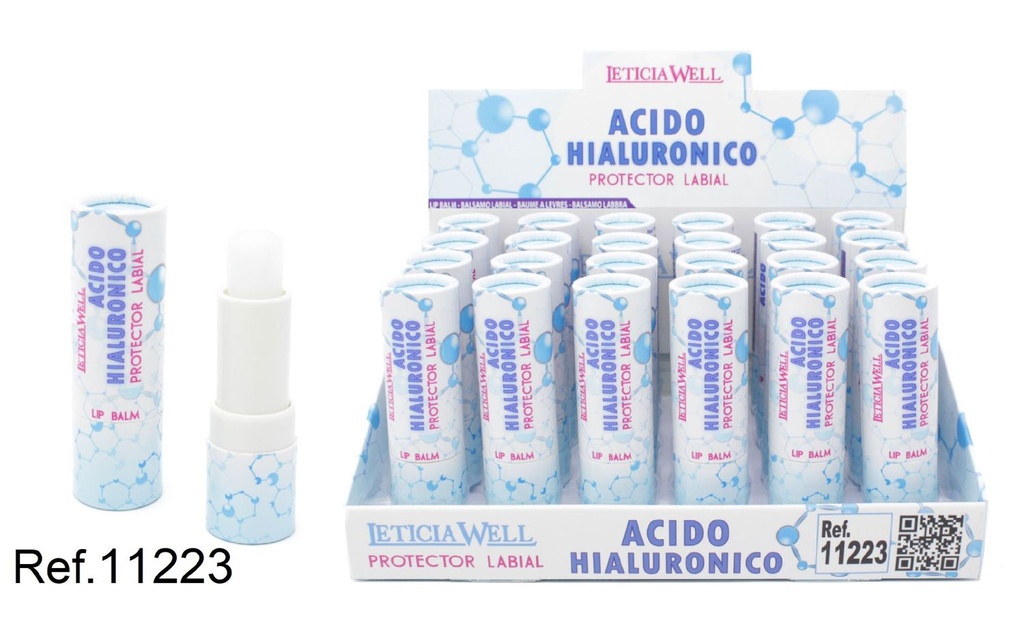 Protector Labial con Ácido Hialurónico 24/U 11223 - Labiales y bálsamos de labios