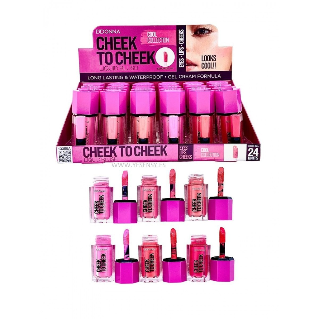 Blush liquido Cheek to Cheek - 24 unidades