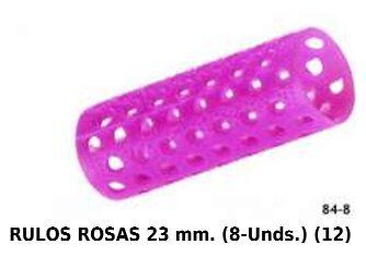 Rulos Rosas REF 84-8 12/U - Productos para el cabello y rulos