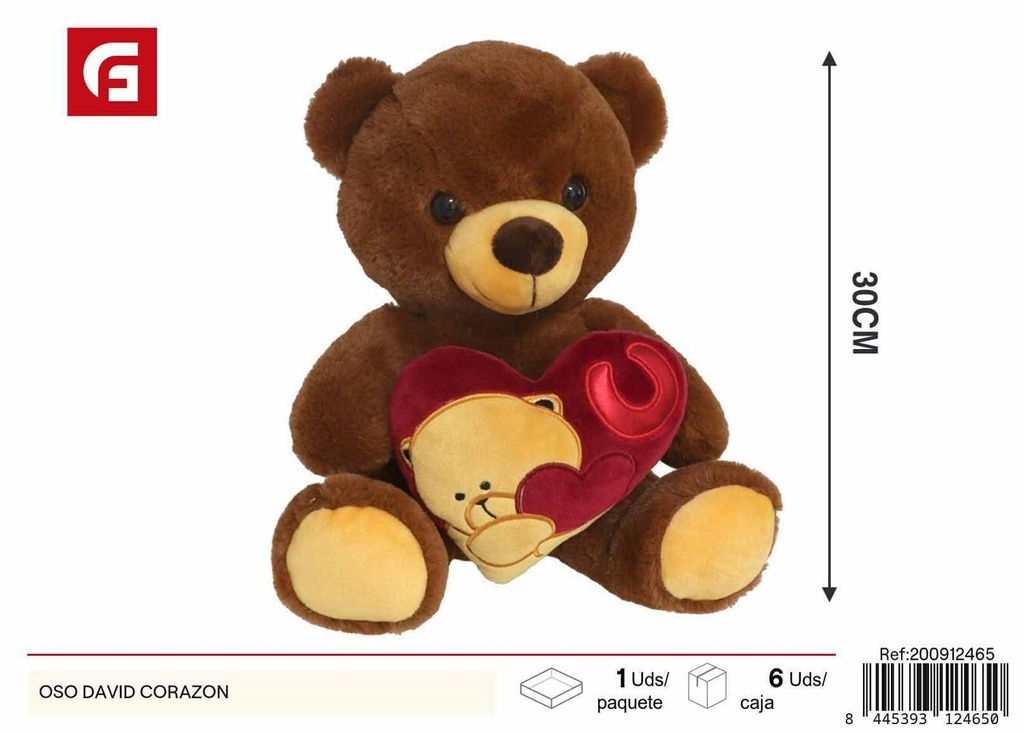 Osito de peluche con corazón - Regalos de San Valentín