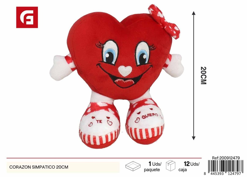 CORAZÓN simbólico 20CM - Regalos de San Valentín