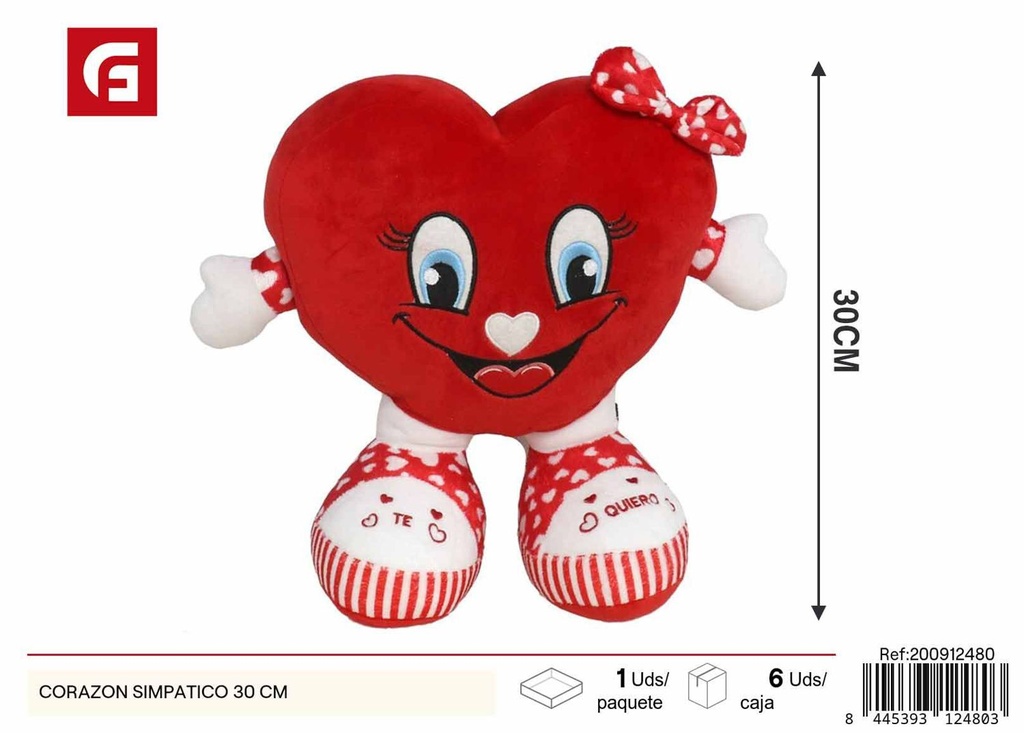 CORAZÓN simbólico 30CM - Regalos de San Valentín