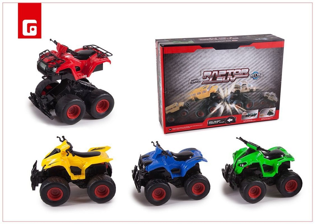 Moto quad fricción choque - Juguetes para niños