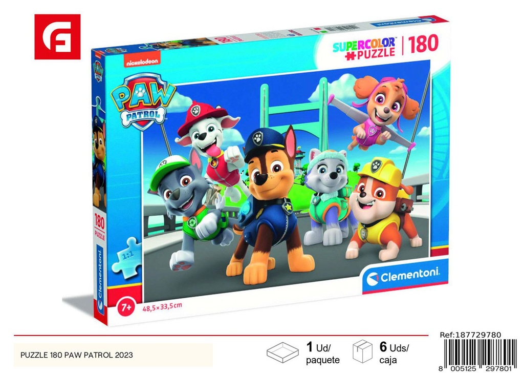 Puzzle 180 Paw Patrol 2023 - Juguetes y rompecabezas