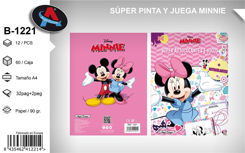 Super pinta y juega de Minnie - Material escolar