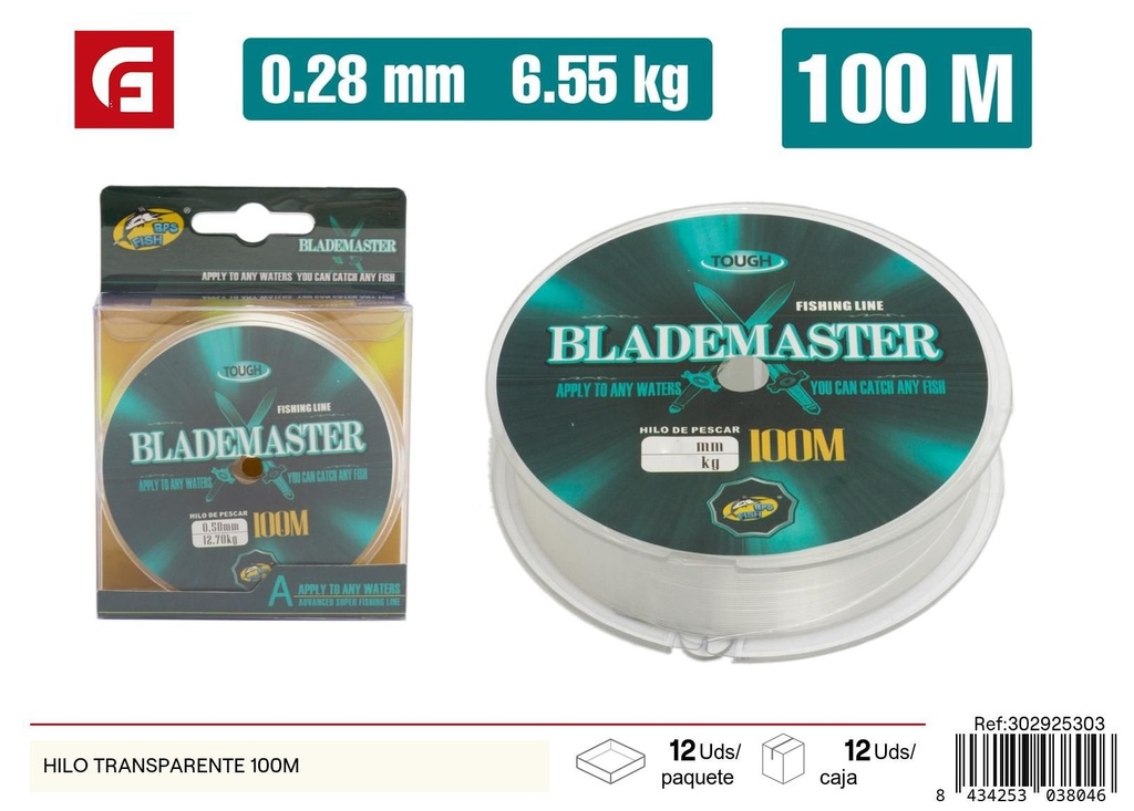 Hilo transparente 100M - Accesorios para acuarios