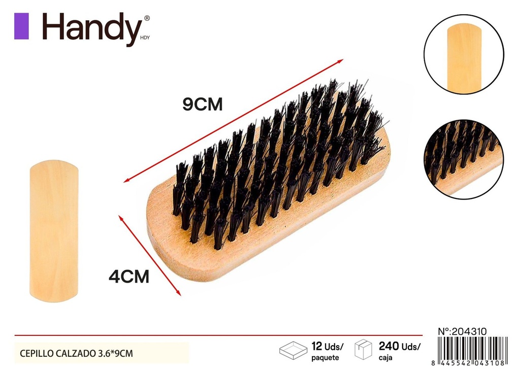 Cepillo para calzado de 3.6*9 cm - Herramientas para la limpieza