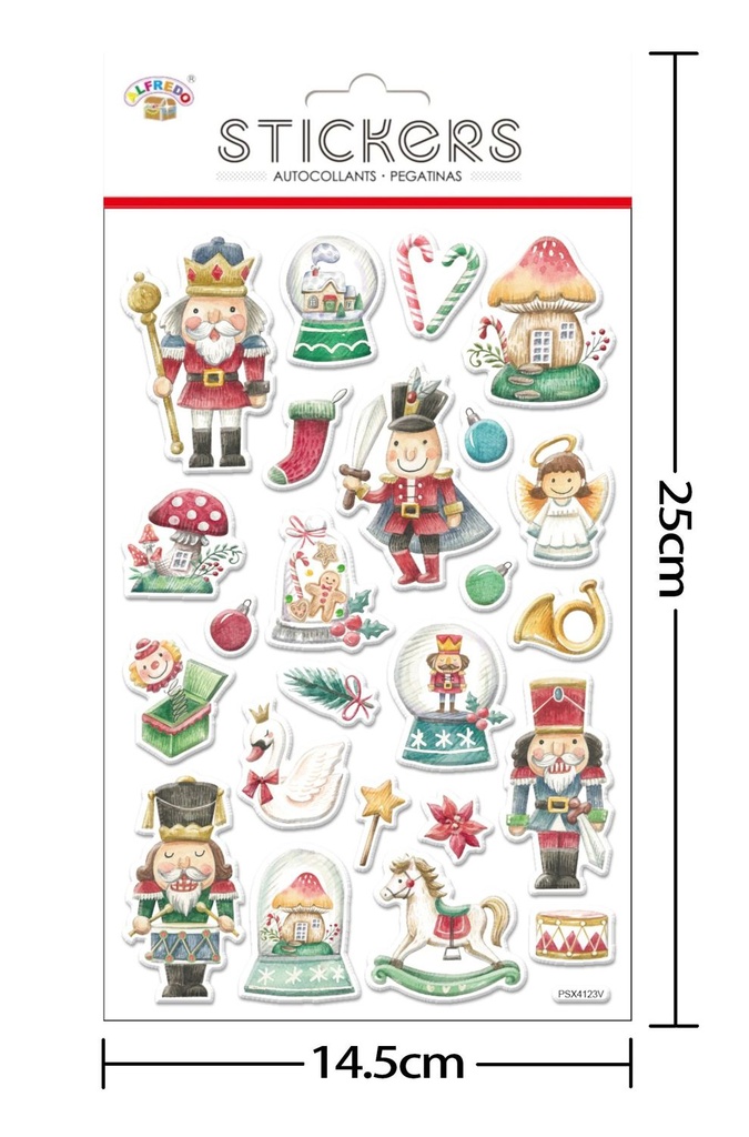 Stickers de Decoración Navideña 14.5X25CM - Accesorios decorativos para Navidad