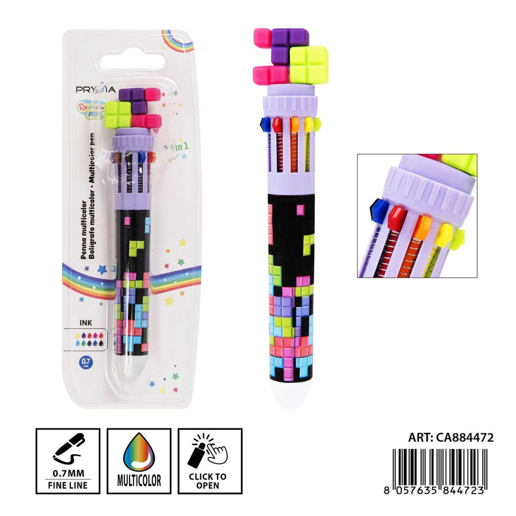 Bolígrafo de 10 colores 0.7 mm - Herramientas de escritura