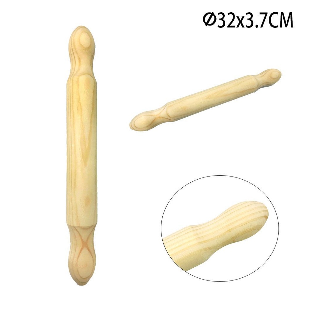 Rodillo de madera 32X3.7 - Accesorios de cocina