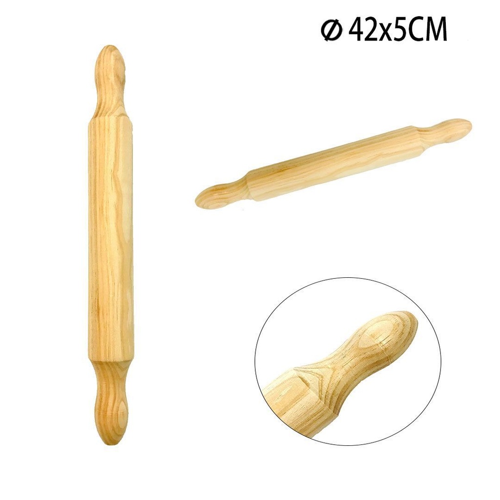 Rodillo de madera 42X5 - Accesorios de cocina