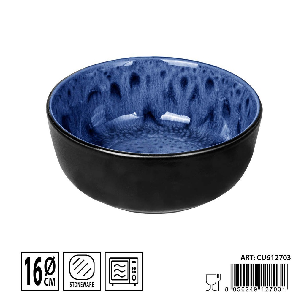 Cuenco azul oscuro 16 cm - Cerámica