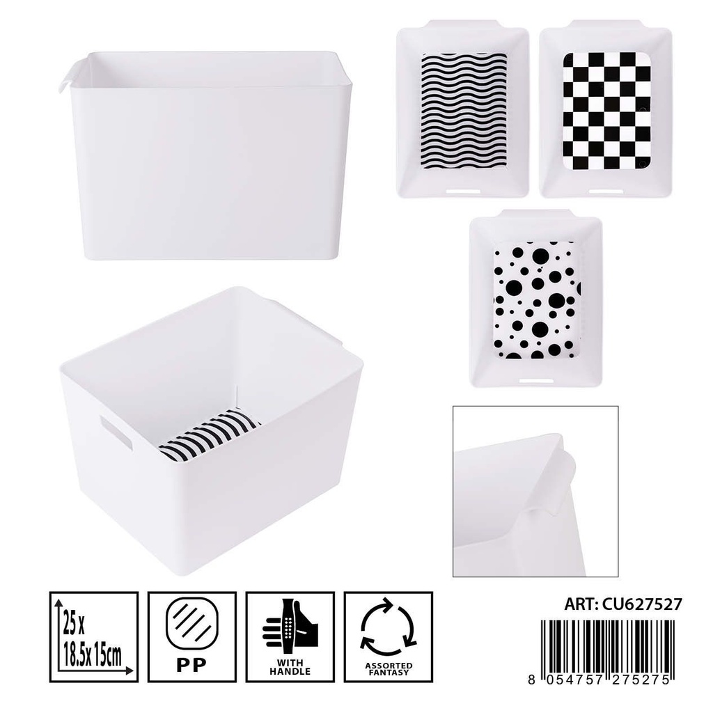 Caja de plástico multiusos - 25X18.5X15CM