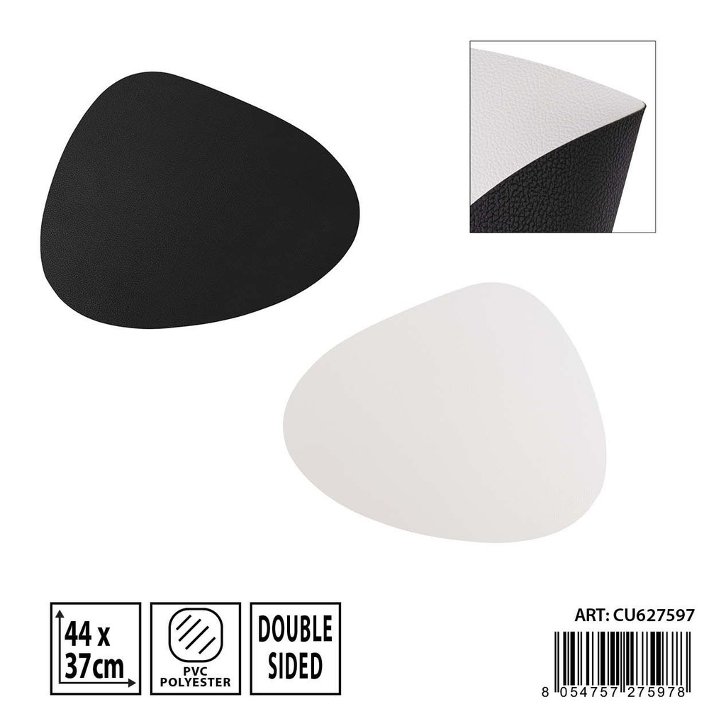 Mantel individual triangular de PVC 44x37 cm - Accesorios para mesa