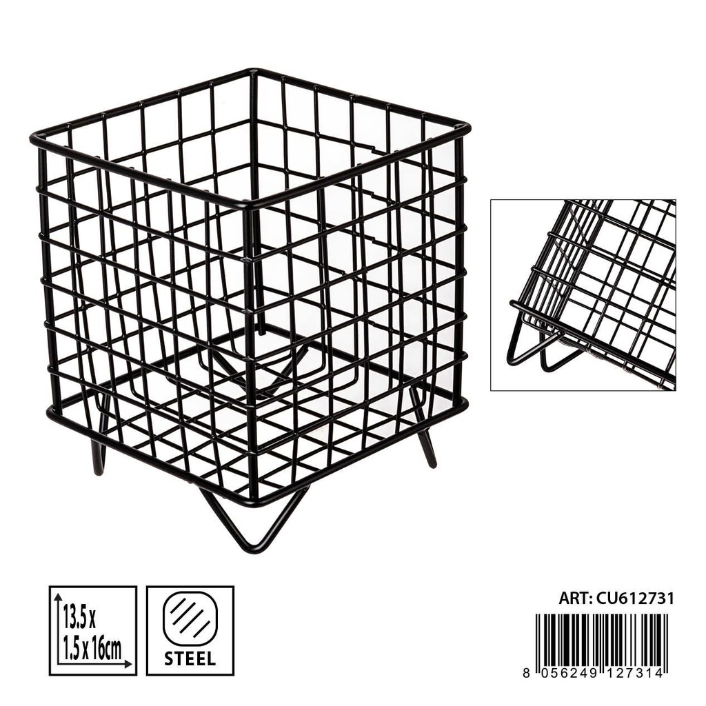 Cesta multiusos 13.5x1.5x16 cm - Almacenamiento en cocina