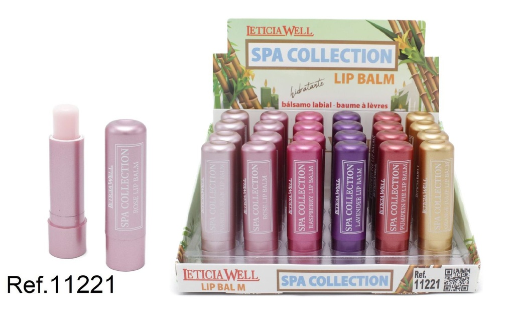 Bálsamo labial colección SPA, 24/u 11221 - Cosméticos y cuidado labial