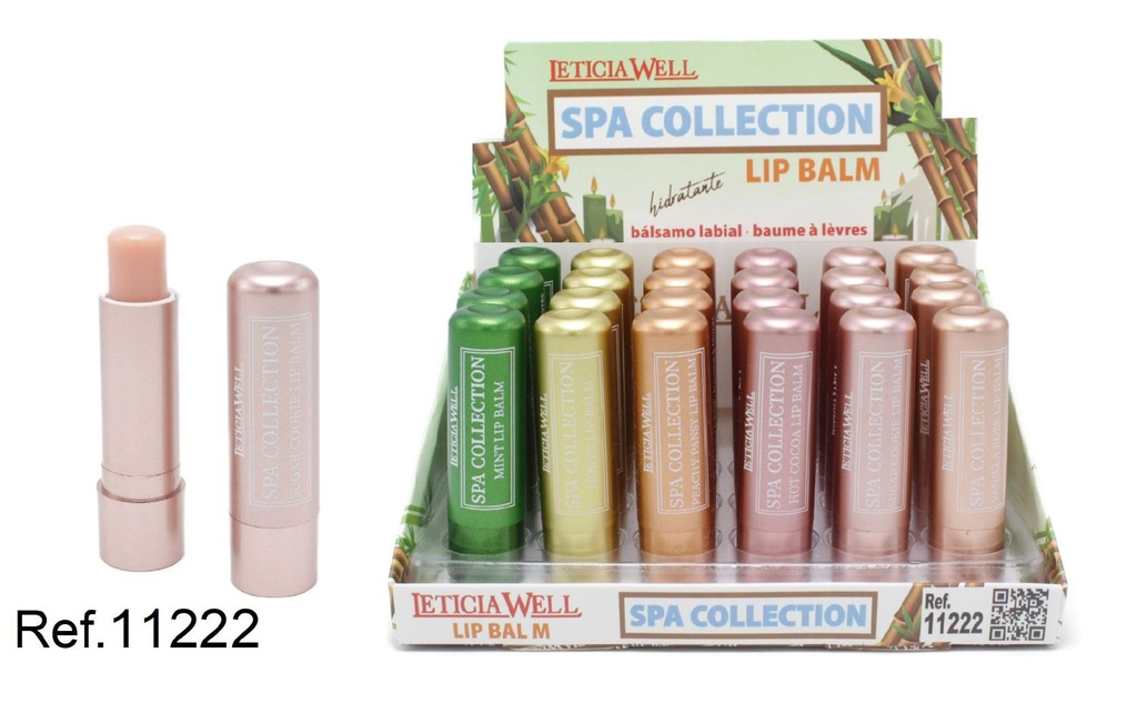 Bálsamo labial colección SPA, 24/u 11222 - Cosméticos y cuidado labial