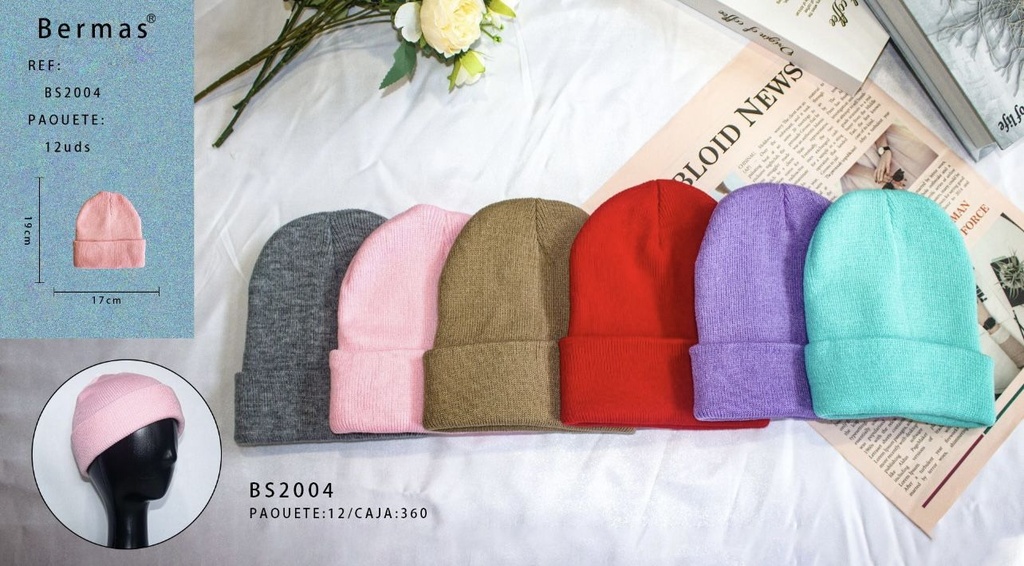 Gorro infantil de máquina redonda - Accesorios de invierno