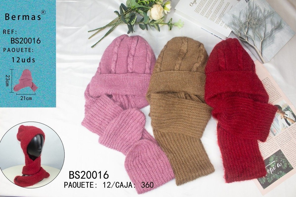 Gorro con bufanda - Accesorios de invierno