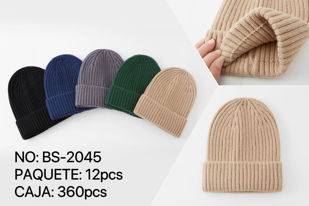 Gorro de hombre de una capa - Accesorios de invierno