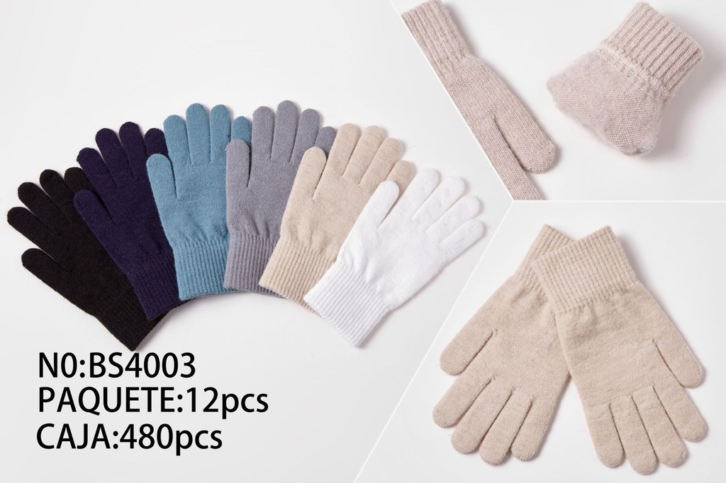 Guantes de cachemira para mujer - Accesorios de invierno